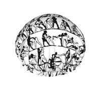 Wrestlers Sports Print women Shower Caps Bath Cap Reusable Waterproof Double Layers Hair Cap Comfort