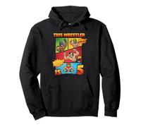 Wrestling 5th Birthday This Wrestler Is 5 Cute Comic Book Pullover Hoodie