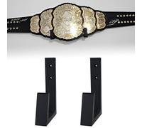 Wrestling Belt Wall Display Holder Compatible with WWE Belts, Wooden Horizontal Championship Belt Hanger Wall Mount, Durable & Easy to Install Title Belts Rack Organizer