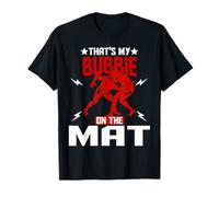Wrestling Boxing Jiu Jitsu That's My Bubbie On The Mat T-Shirt