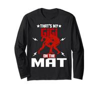Wrestling Boxing Jiu Jitsu That's My Gigi On The Mat Long Sleeve T-Shirt