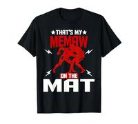 Wrestling Boxing Jiu Jitsu That's My Memaw On The Mat T-Shirt