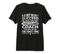 Wrestling Coach Leader Mat Skills Coach Coaching Champions Premium T-Shirt