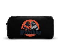 Wrestling Cute Pencil Case Large Capacity Makeup Pouch Portable Pencil Bag with Zippered
