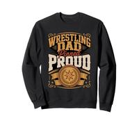 Wrestling Dad Pinned And Proud Mat Father Sweatshirt