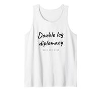 Wrestling - Double Leg Diplomacy - Wrestler Life Tank Top
