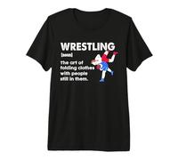Wrestling Funny Dictionary Definition Wrestler Premium T-Shirt