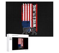 Wrestling Funny Wooden Picture Puzzle for Adults Challenge Intellectual Game Jigsaw Birthday Gifts