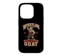 Wrestling Goat Funny Champion Sports Design Case for iPhone 14 Pro
