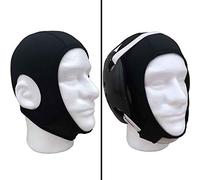 Wrestling Hair Cover Cap | Universal Fit for Any Headgear | Best Design W/Chin Strap & Open Ears | Long Hair Net Slicker for Grappling, Wrestling, Judo & Jiu Jitsu/BJJ | Girls, Boys, Youth & Adults