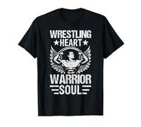 Wrestling Heart Warrior Soul Power Strength T-Shirt