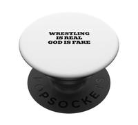 Wrestling is Real God Fake PopSockets Adhesive PopGrip