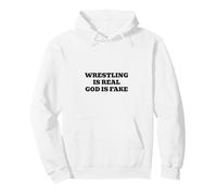 Wrestling is Real God Fake Pullover Hoodie