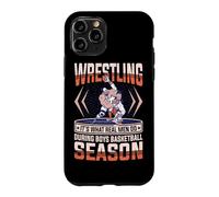 Wrestling it's What Real Men Do During Boys Basketball Case for iPhone 11 Pro