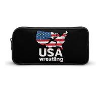 Wrestling Large Capacity Pencil Cases with Zippered Portable Pen Pouch Makeup Bag Office Supplies