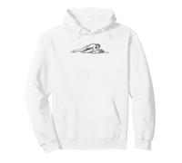 Wrestling Line Art Takedown Wrestler Gift Pullover Hoodie