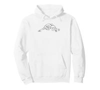 Wrestling Line Art Takedown Wrestler Gift Pullover Hoodie