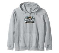 Wrestling Line Art Takedown Wrestler Gift Zip Hoodie