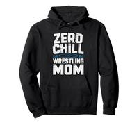 Wrestling Mom Skull Flowers Headgear Zero Chill Parent Mat Pullover Hoodie