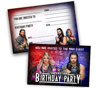 Wrestling Party Invitations Pack & Envelopes (WRITE ON) Click customize for prices