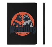 Wrestling Printed Tablet Case with Pencil Holder Unisex Slim TPU Protective Cover Compatible with iPad 2020/Pro 2020/Pro 2021/Air4/Air5
