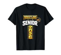 Wrestling Senior Night Senior 2026 Faith Cross Graduation T-Shirt