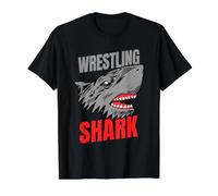 Wrestling Shark - Wrestling Value Graphic T-Shirt, Men, Black, M