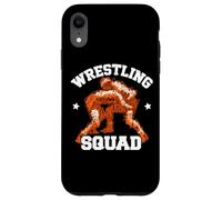 Wrestling Squad Scribble Sketch Art Team Spirit Grappler Case for iPhone XR