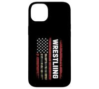 Wrestling USA Flag Camo Patriotic Wrestling Case for iPhone 14 Plus
