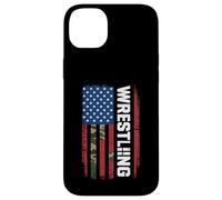 Wrestling USA Flag Military Camo Pride Case for iPhone 14 Plus