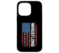 Wrestling USA Flag Military Camo Pride Case for iPhone 14 Pro Max
