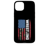 Wrestling USA Flag Military Camo Pride Case for iPhone 15 Plus