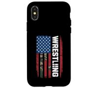 Wrestling USA Flag Military Camo Pride Case for iPhone X/XS