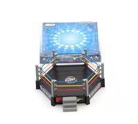 Wrestling Warrior Action Ring Set Kids Toys LA Superstars Wrestler Plastic (Grey)