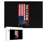 Wrestling Wooden Jigsaw Puzzle for Adults Creative Fun Puzzles Gift for Friend Family 300 PCS