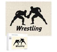 Wrestling Wooden Jigsaw Puzzles for Adults Challenge Intelligent Picture Puzzle Games Gift for Family