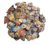 WREWING 2cm Cute Capybara Acrylic DIY Craft Charms Random Pack for Shaker Making, Keychains and Decor (720 Pieces)