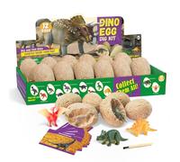 WREWING Dinosaur Egg Archaeological Dig Kit - Surprise Blind Box DIY T-Rex Fossil Model, Kids' Gift for Boys