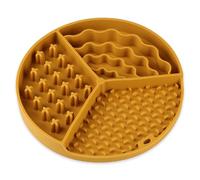 WREWING Dog Slow Feeder Bowl with Suction Cups - 7.87" Silicone Lick Mat for Anxiety Relief, Puzzle Feeder for Yogurt, Peanut Butter & Dry/Wet Food