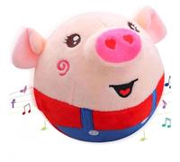 WREWING Interactive Talking Plush Dog Toy with 388 Songs, Moving Bouncing Pet Toy with Sound Effects for Dogs and Cats