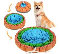 WREWING Snuffle Mat for Dogs - Interactive Dog Enrichment Toy, Adjustable Foraging Mat for Slow Feeding & Mental Stimulation, 17"x17" Large Sniff Mat for All Breeds