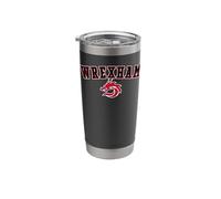 Wrexham Fiery Red Dragon Stainless Steel Insulated Tumbler