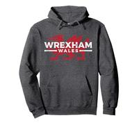 Wrexham Football Wales Dragon Wrexham Wales Retro Vintage Pullover Hoodie