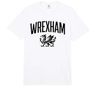 Wrexham Wales Arch Welsh Dragon Black Print Comfort Colors Adult Heavyweight T-Shirt