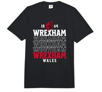 Wrexham Wales Repeat Welsh Dragon 1864 Comfort Colors Adult Heavyweight T-Shirt