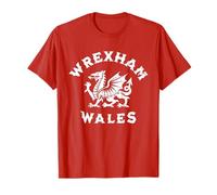 Wrexham Wales Welsh Dragon Flag Vintage T-Shirt