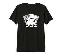 Wrexham Wales Welsh Dragon Souvenirs Cymru Grunge Outdoors Premium T-Shirt