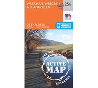 Explorer Active 256 Wrexham & Llangollen Map With Digital Version One Size