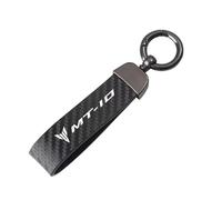 WRFUU Motorcycle Leather Carbon Fiber Keyring Key Ring KeyChain for Yamaha MT01 MT09 MT07 MT10 MT03 MT 01 09 07 03 10 MT-01 MT-10 MT-03 Motorcycles Accessories,A