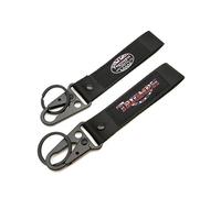 WRFUU Motorcycle Polyester Embroidery Keyring personalised Keychain Customised Key Ring Key Chain for Triumph,Black-A
